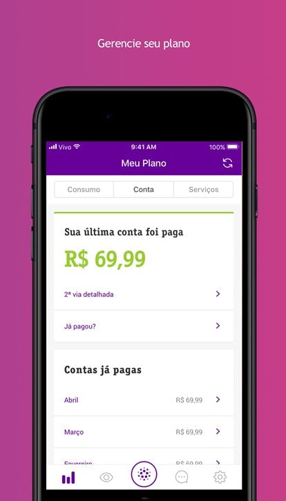 aplicativo meu vivo