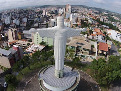 Fotografia de vista áerea de Conselheiro Lafaiete.