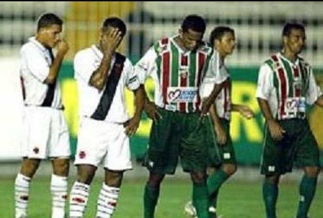 Baraúnas, time da cidade de Baraúna, no Rio Grande do Norte, contra o Vasco da Gama