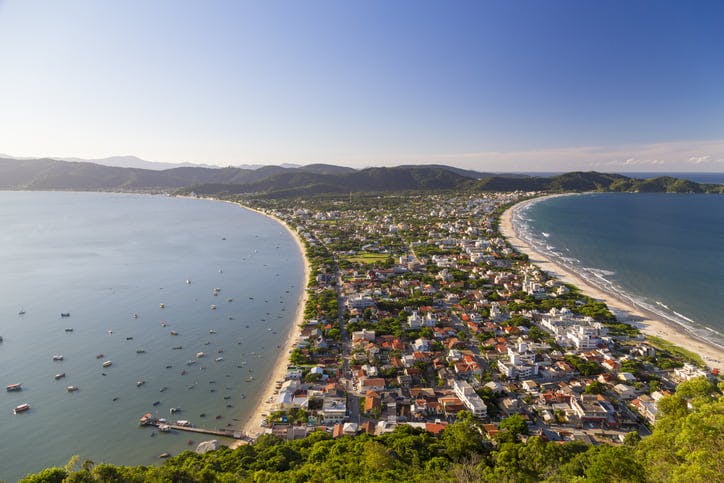 Cartão postal de Santa Catarina, estado em que fica Itaiópolis