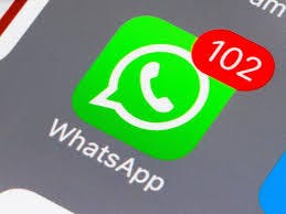 Tela do celular mostrando o aplicativo WhastApp