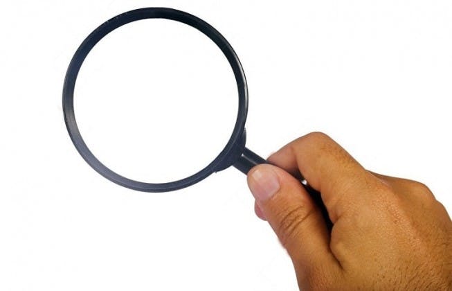 Lupa mostrando busca de informações