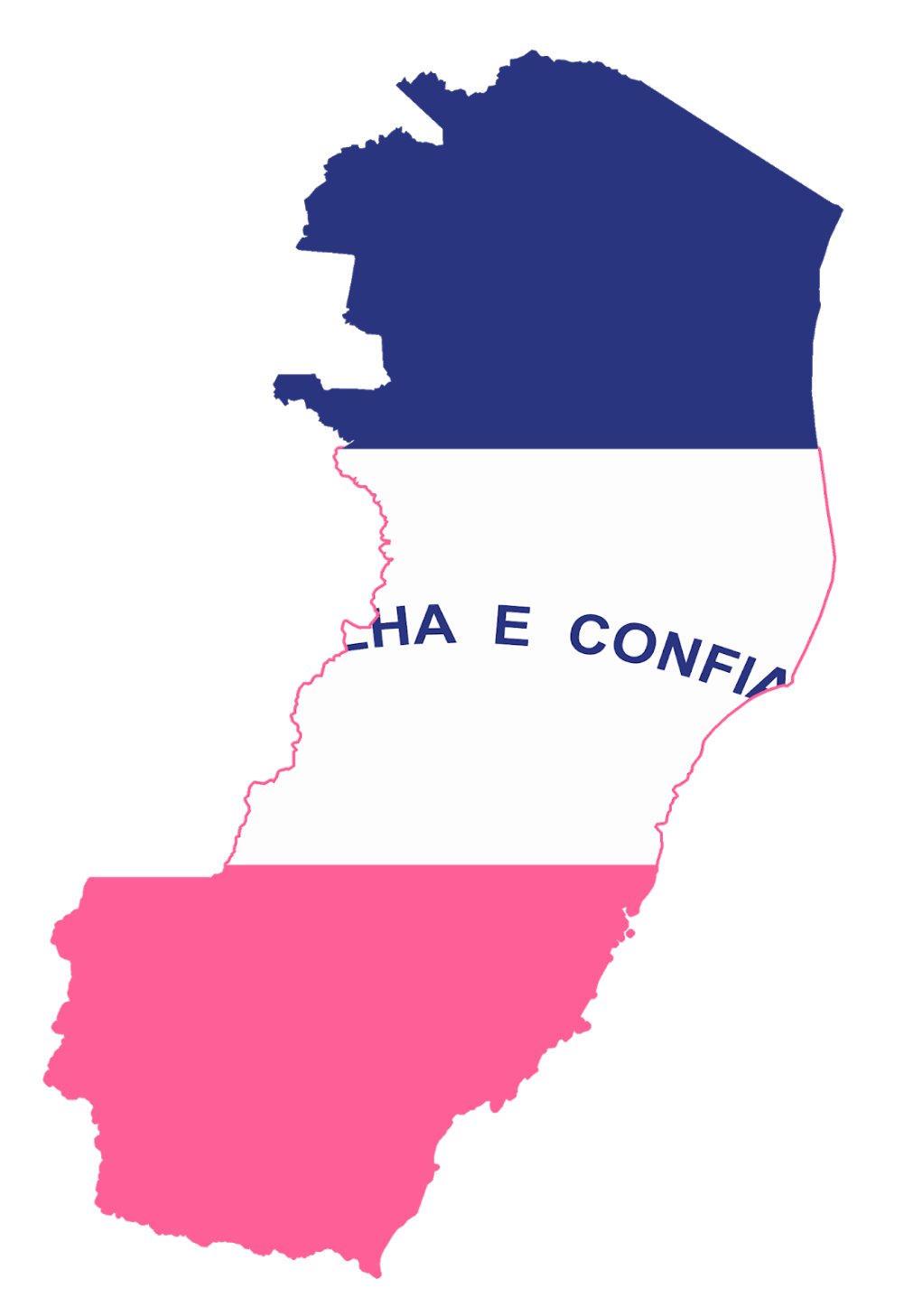 Mapa bandeira Espírito Santo