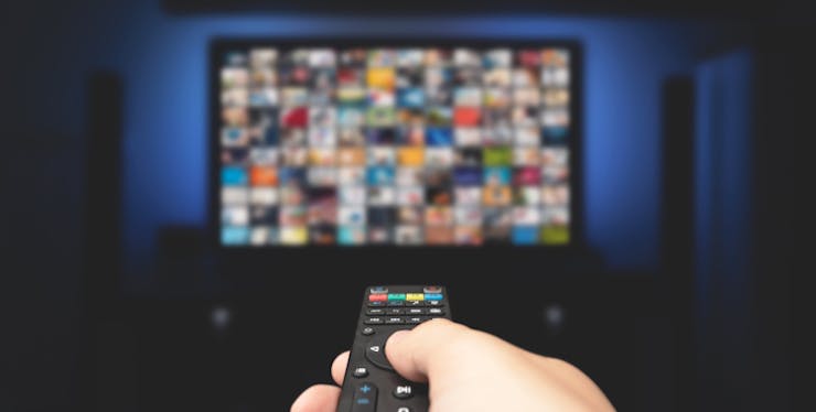 Controle para manusear a tv