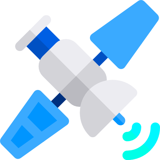 Ilustração de satélite.