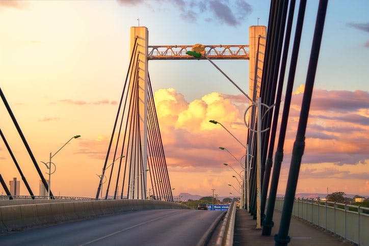 Ponte estaiada do Mato Grosso.