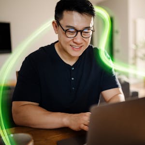 homem usando oi fibra