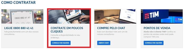 pagina internet tim live internet contratar