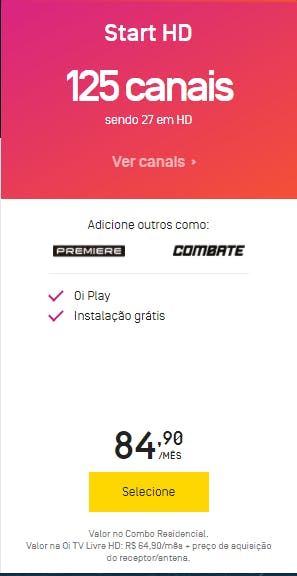 Oi TV: Pacotes com canais em HD e programação para toda família!