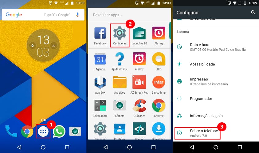 Rede móvel indisponível - atualização do sistema