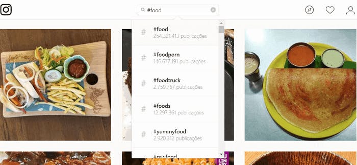TBT - Hashtag no Instagram
