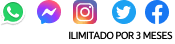 ícones de redes sociais ilimitadas