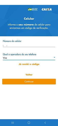 Preencha seu número de celular