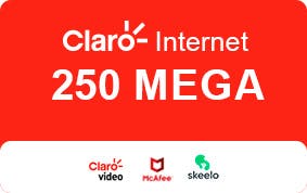 claro internet 250 mega