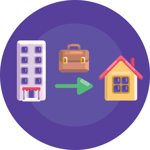 ícone cada e prédio localização Vivo