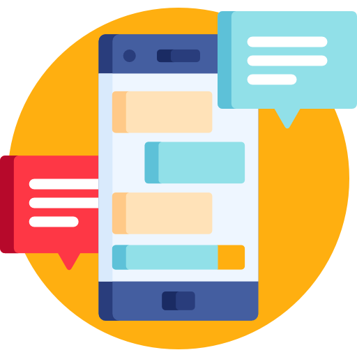 ilustração de celular com APPs e Meu Vivo