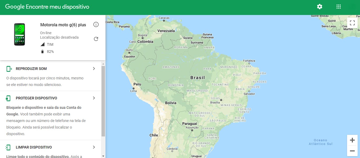 Encontre meu Dispositivo: rastreador de celular Android