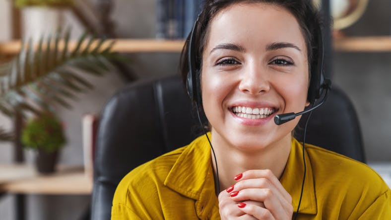 atendente de telemarketing