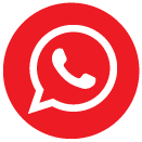 Ícone whatsapp vermelho