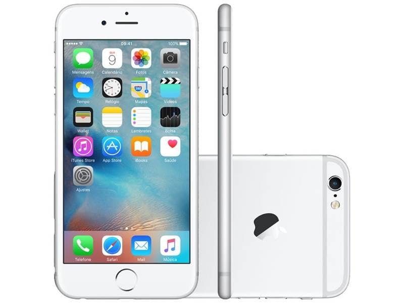 Aparelho celular apple de diversos ângulos