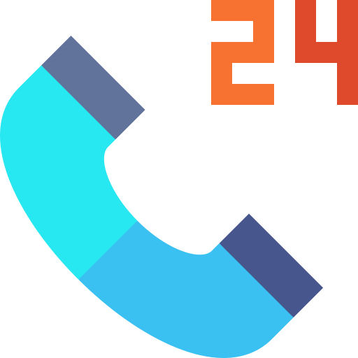 Ilustração de ligação 24 horas.