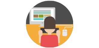 Pessoa usando notebook