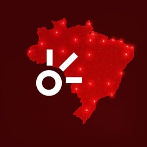 Ilustração mapa de cobertura Claro