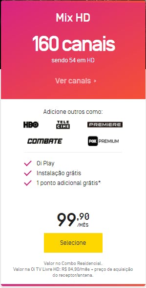 Oi TV: Pacotes com canais em HD e programação para toda família!