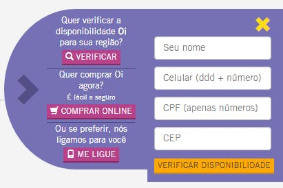 print verificar Oi Velox Disponibilidade