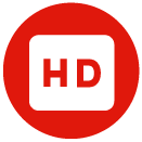 Icone de sinal HD - Qualidade