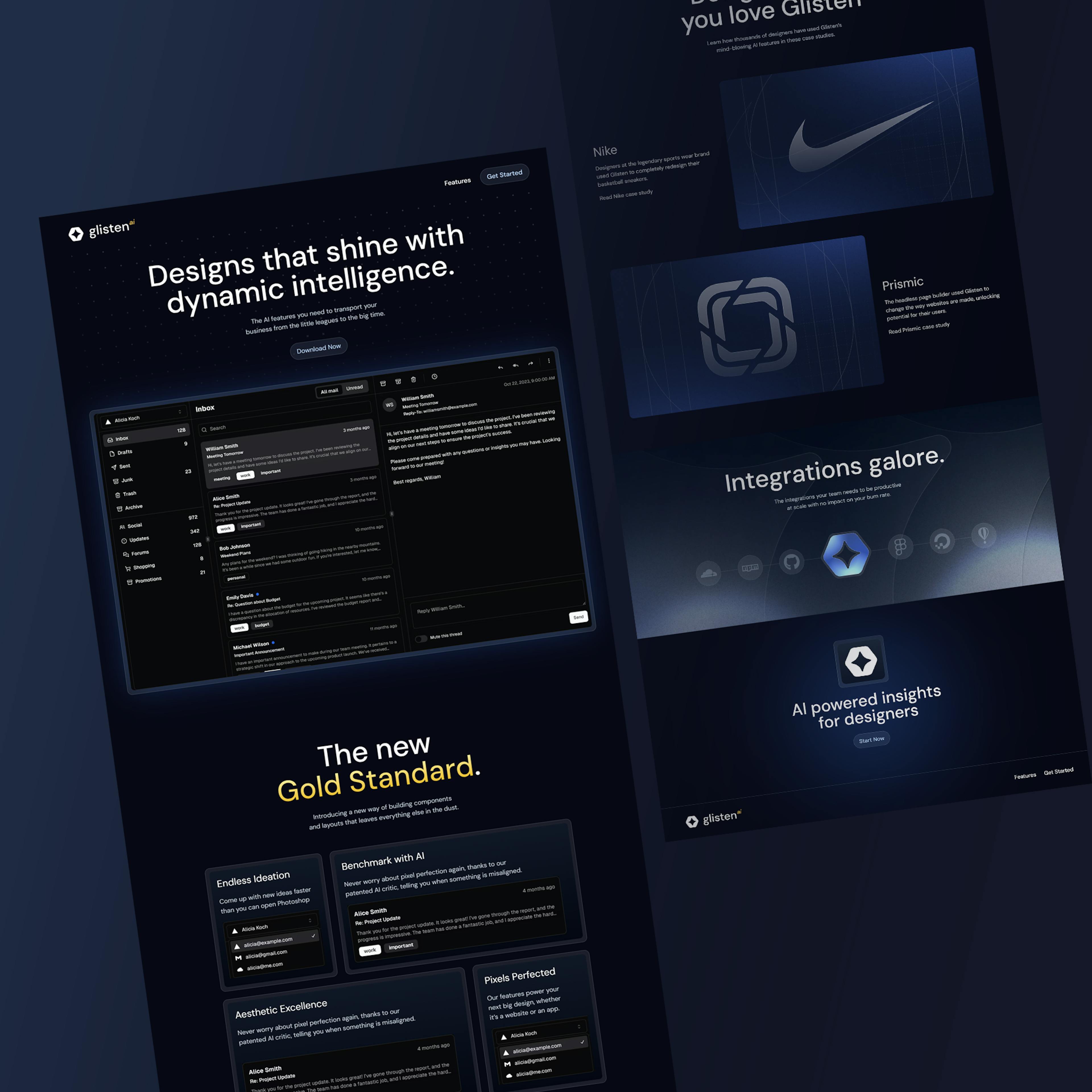 Glisten.ai Modern Frontend Website