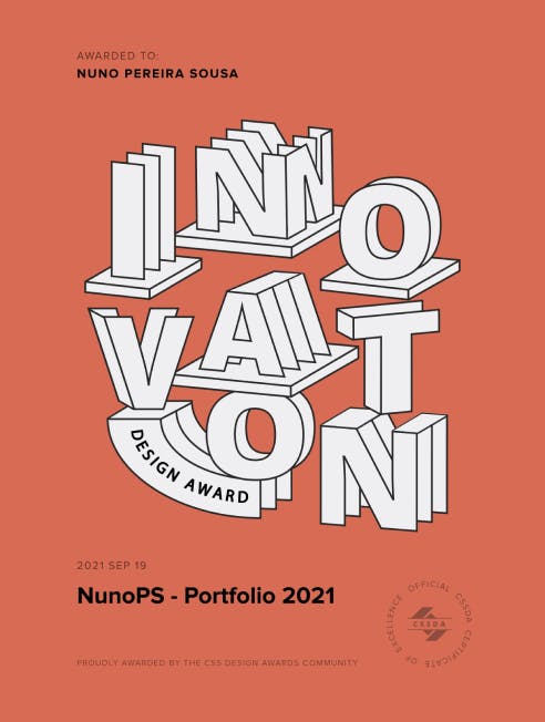 Nuno PS 21' - Innovation Design Award