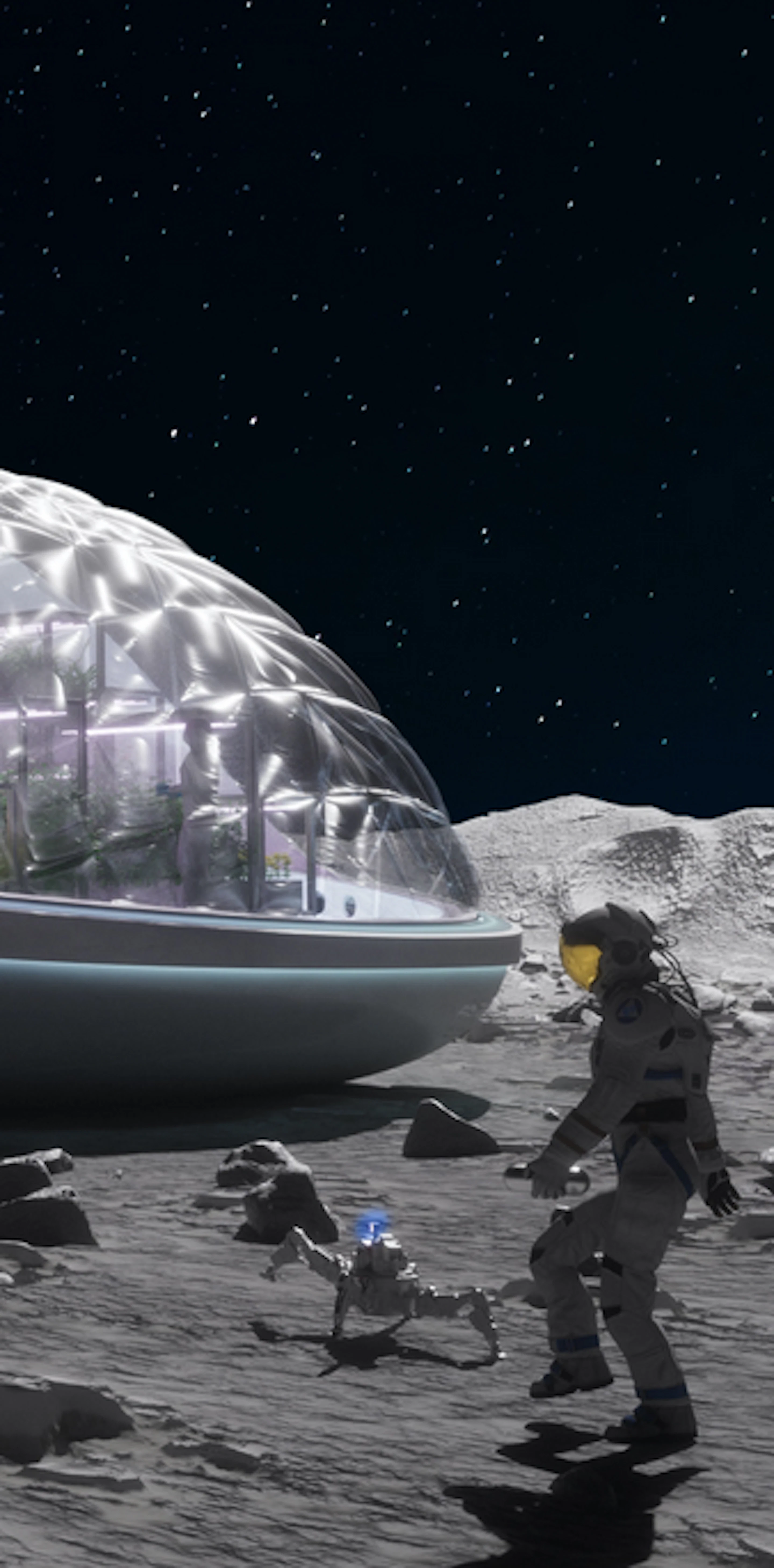 Pods Interstellar sur la lune