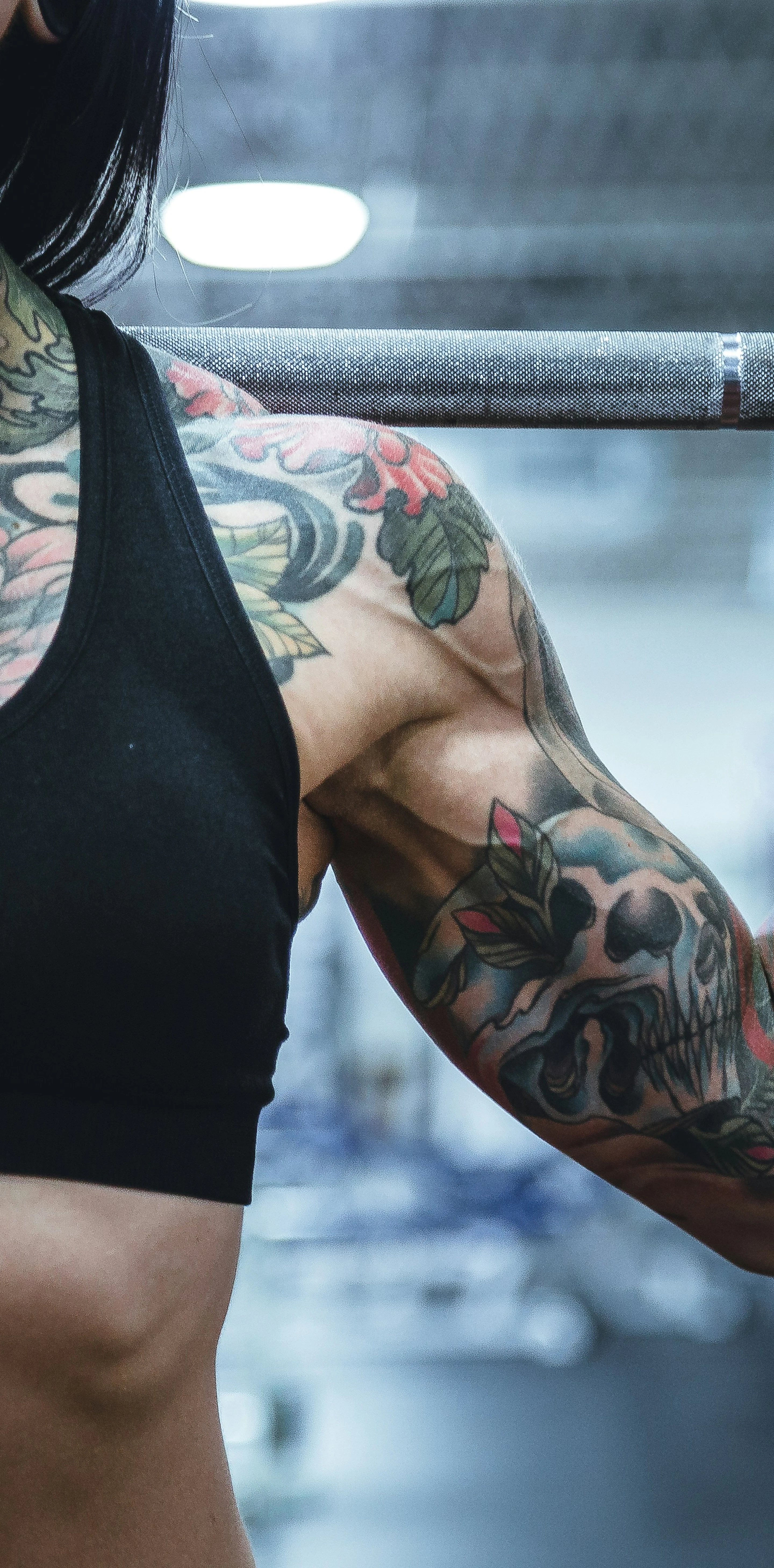 Femme faisant du crossfit