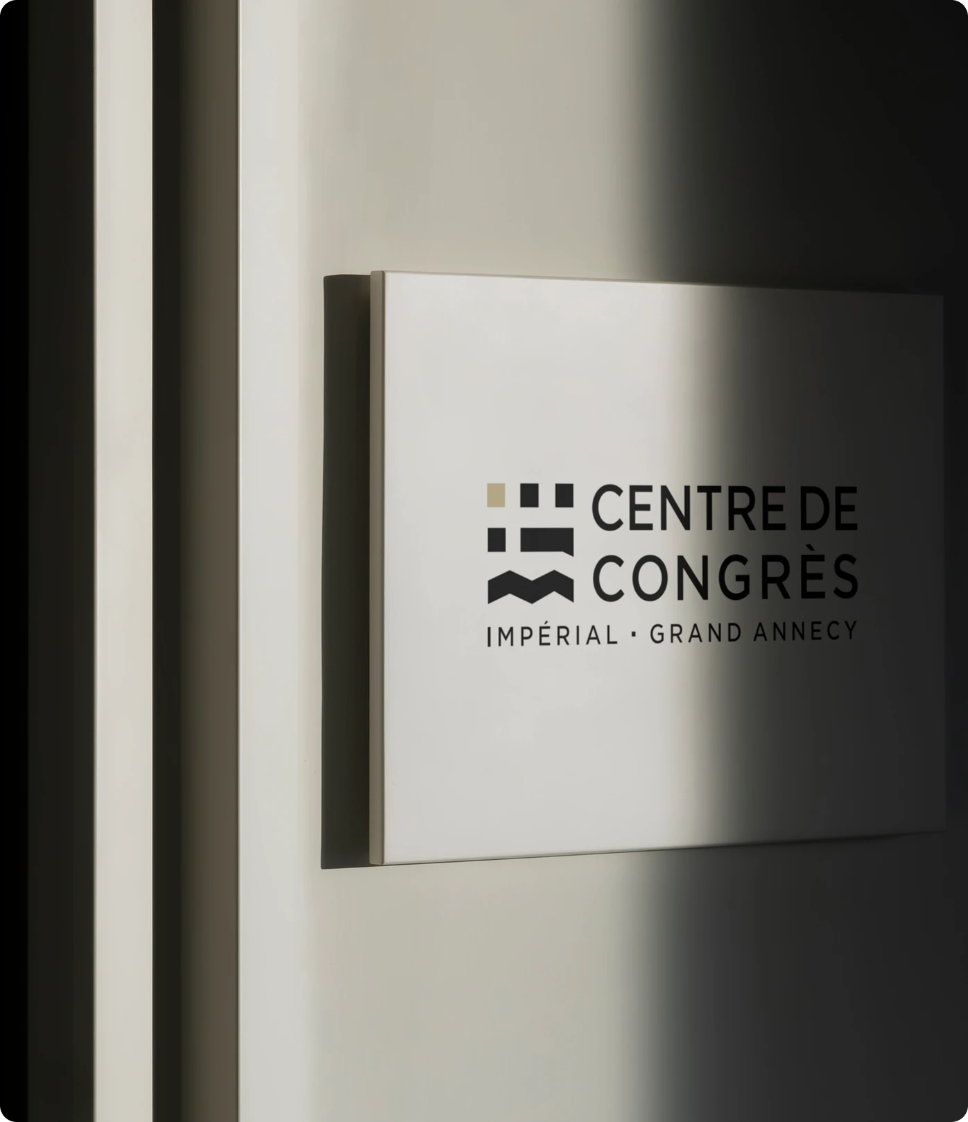 Plaque de porte Centre de congrès