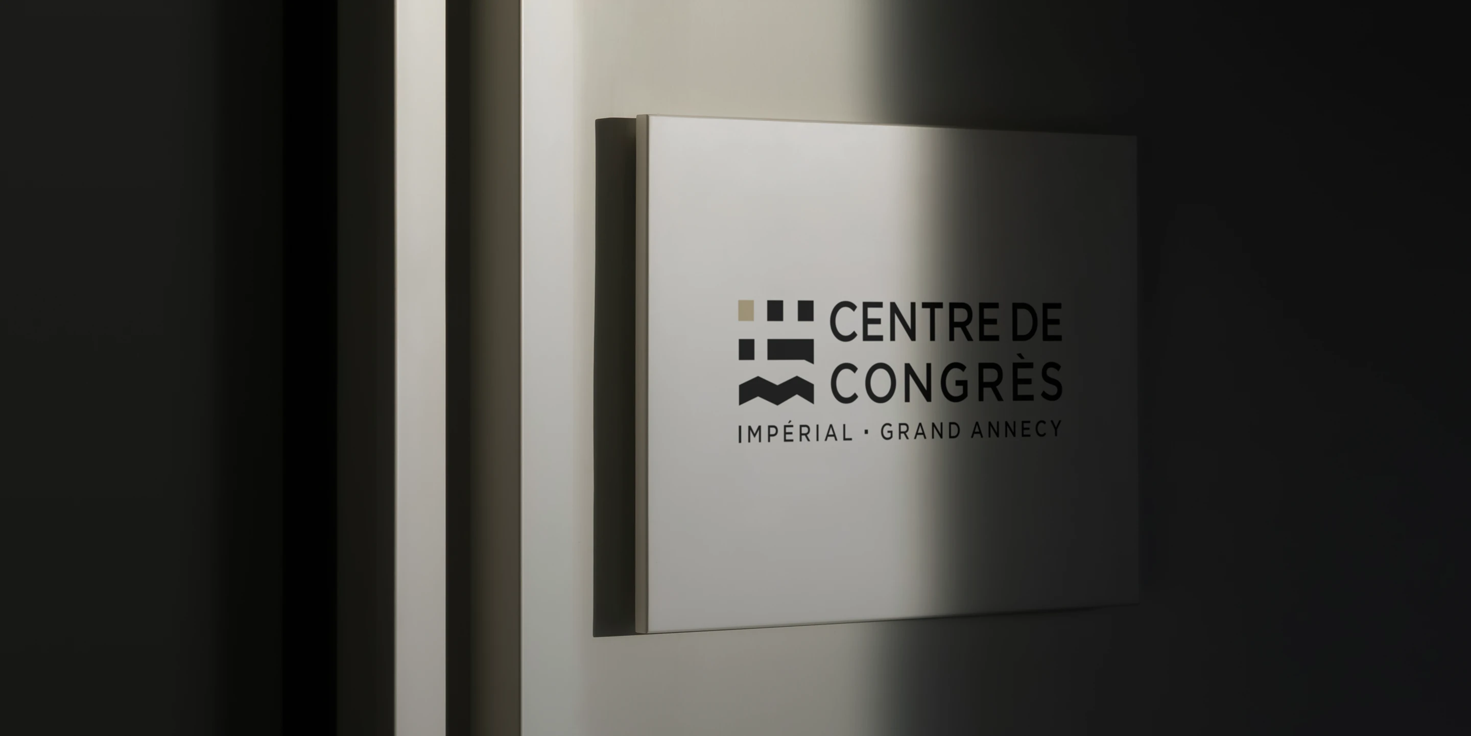 Plaque de porte Centre de congrès