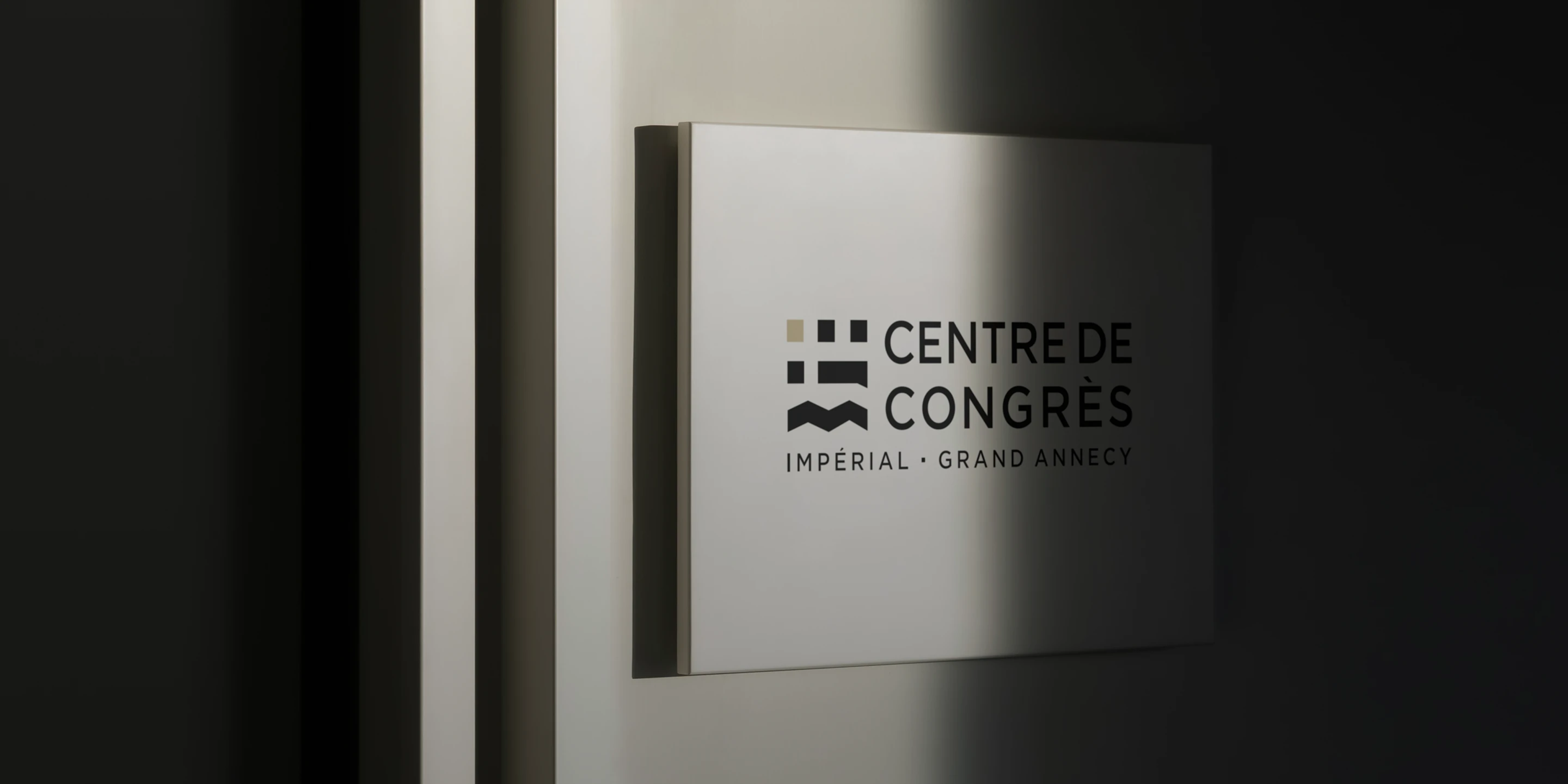 Plaque de porte Centre de congrès