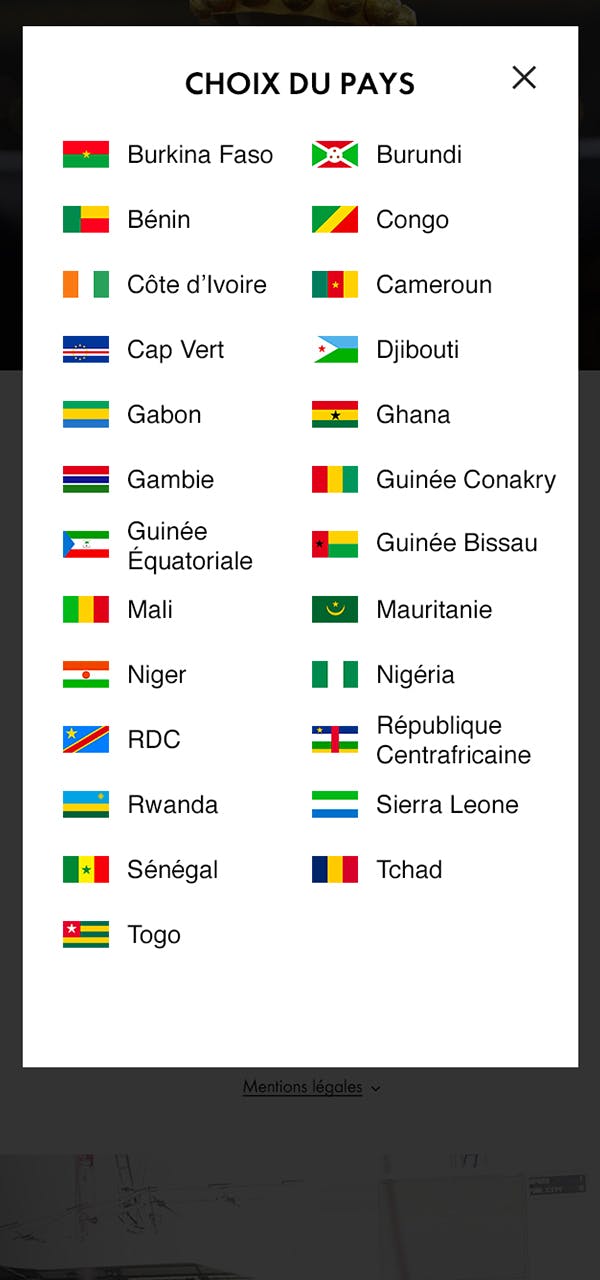 Canal Plus mobile mock up