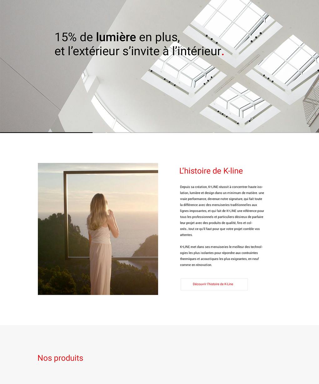 Kline desktop mock up