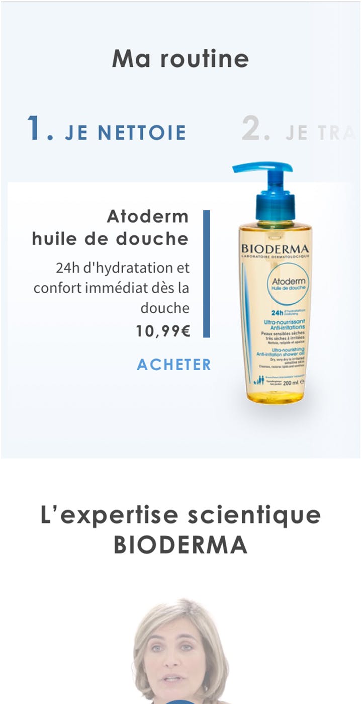 Bioderma mobile mock up