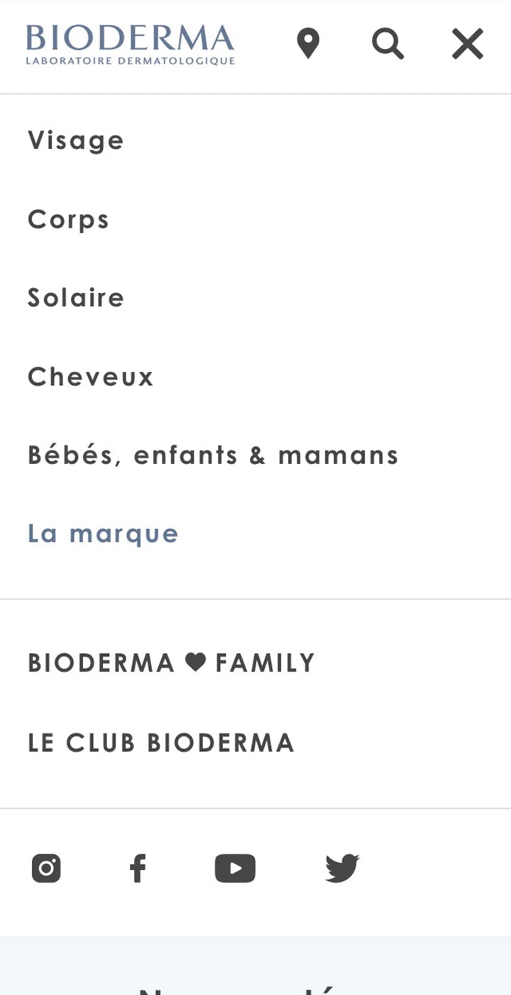 Bioderma mobile mock up