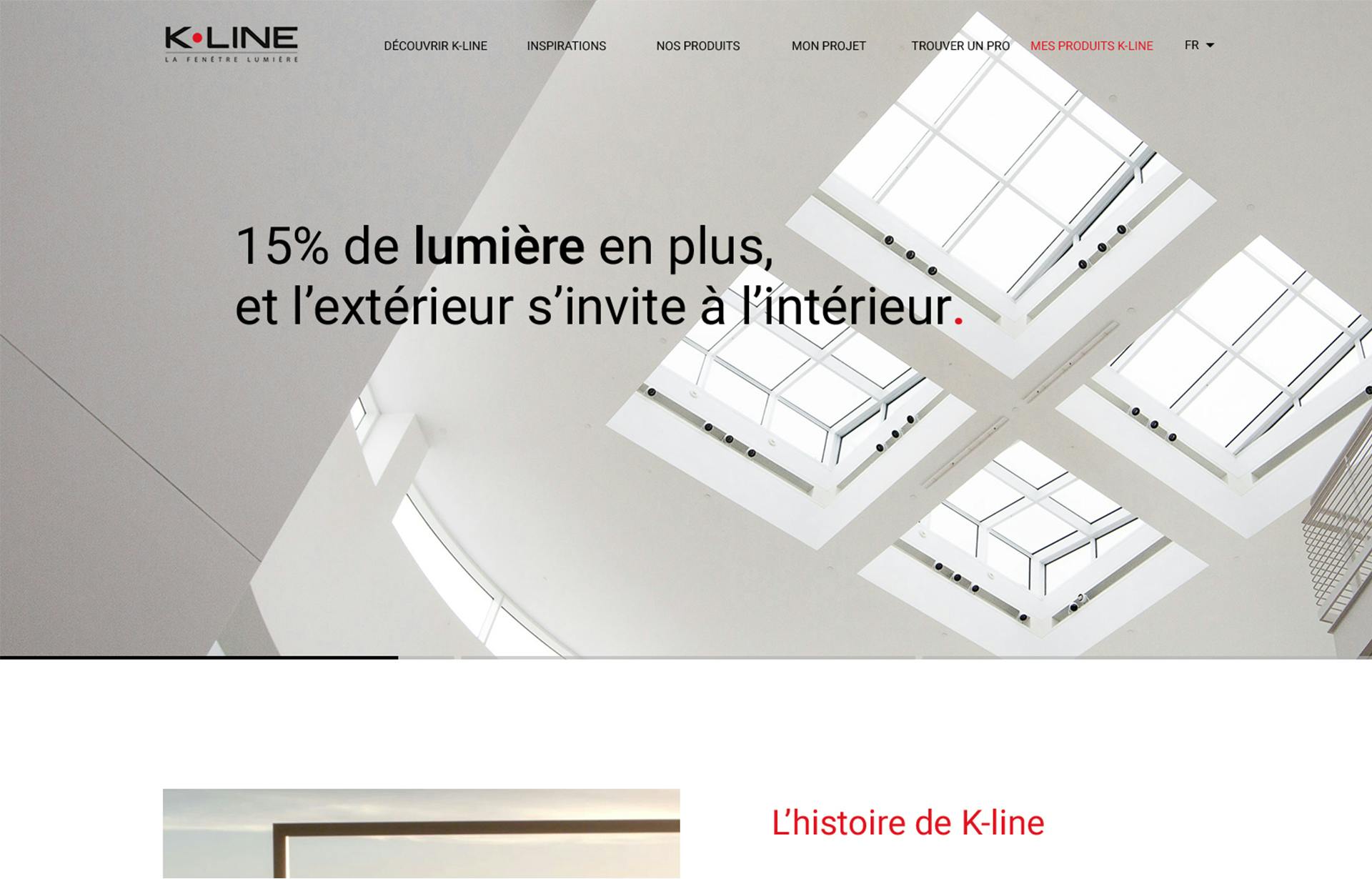 Kline desktop mock up