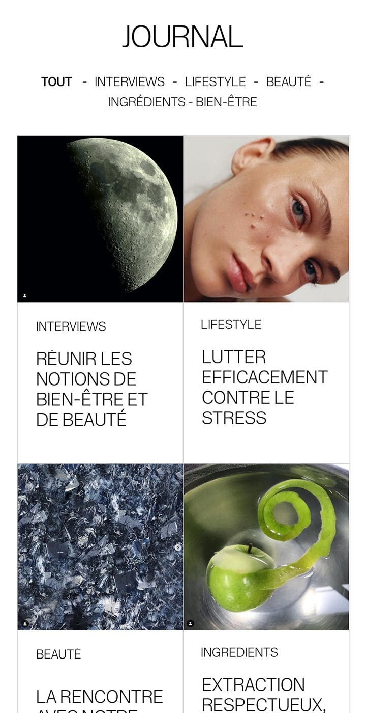 Combeau mobile mock up