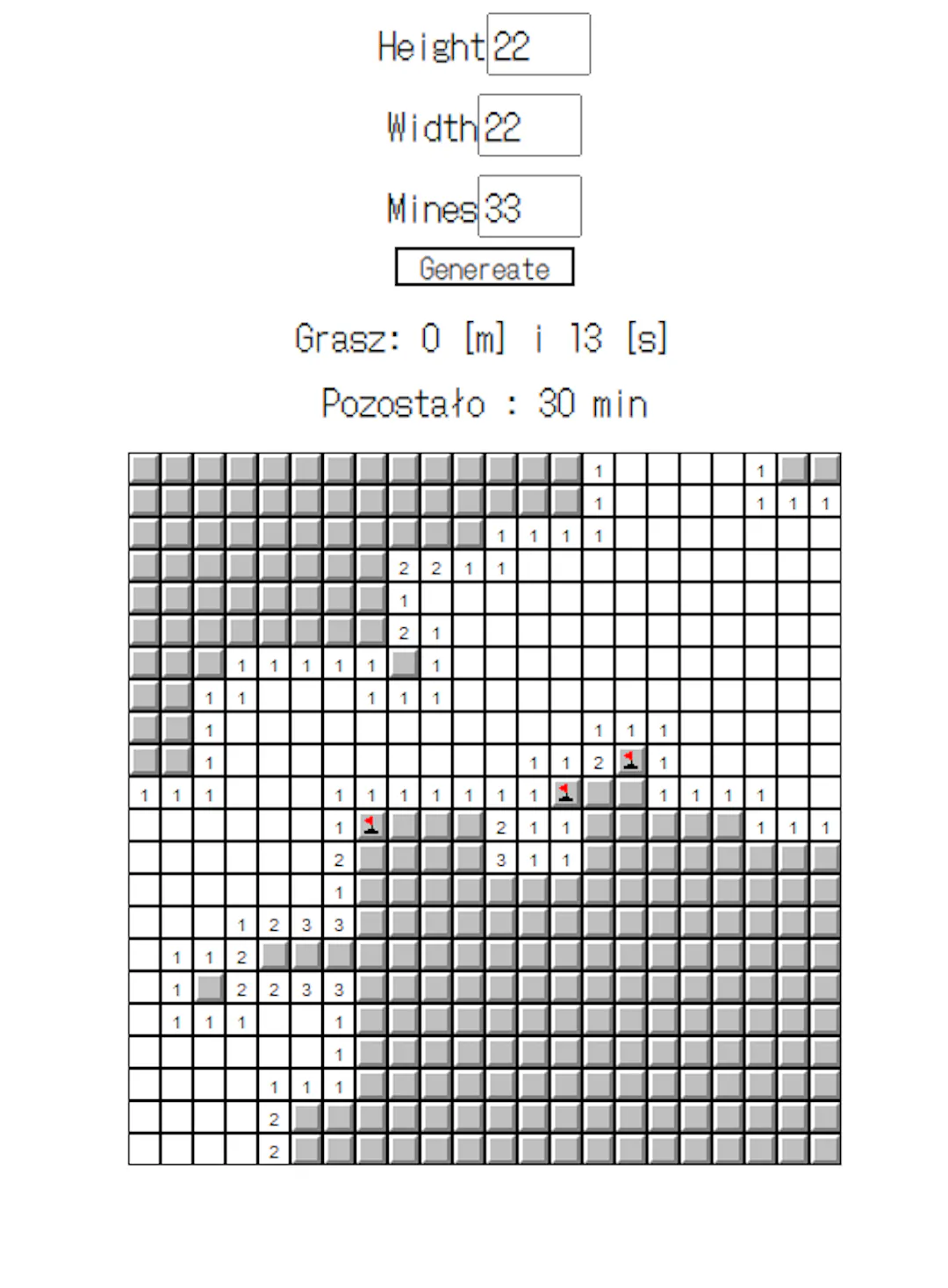 Minesweeper game website