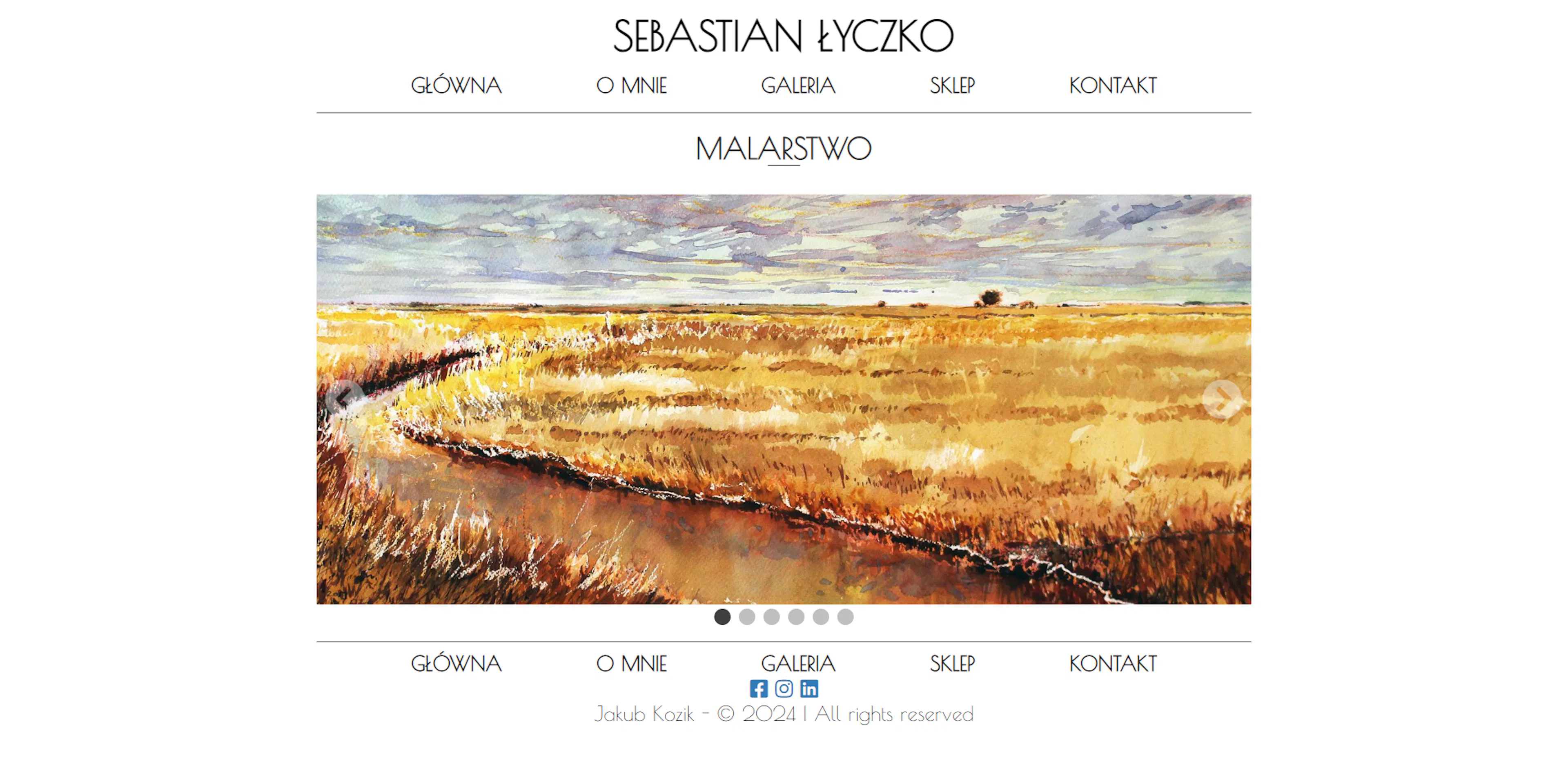 sebastianlyczko.pl Homepage screenshot