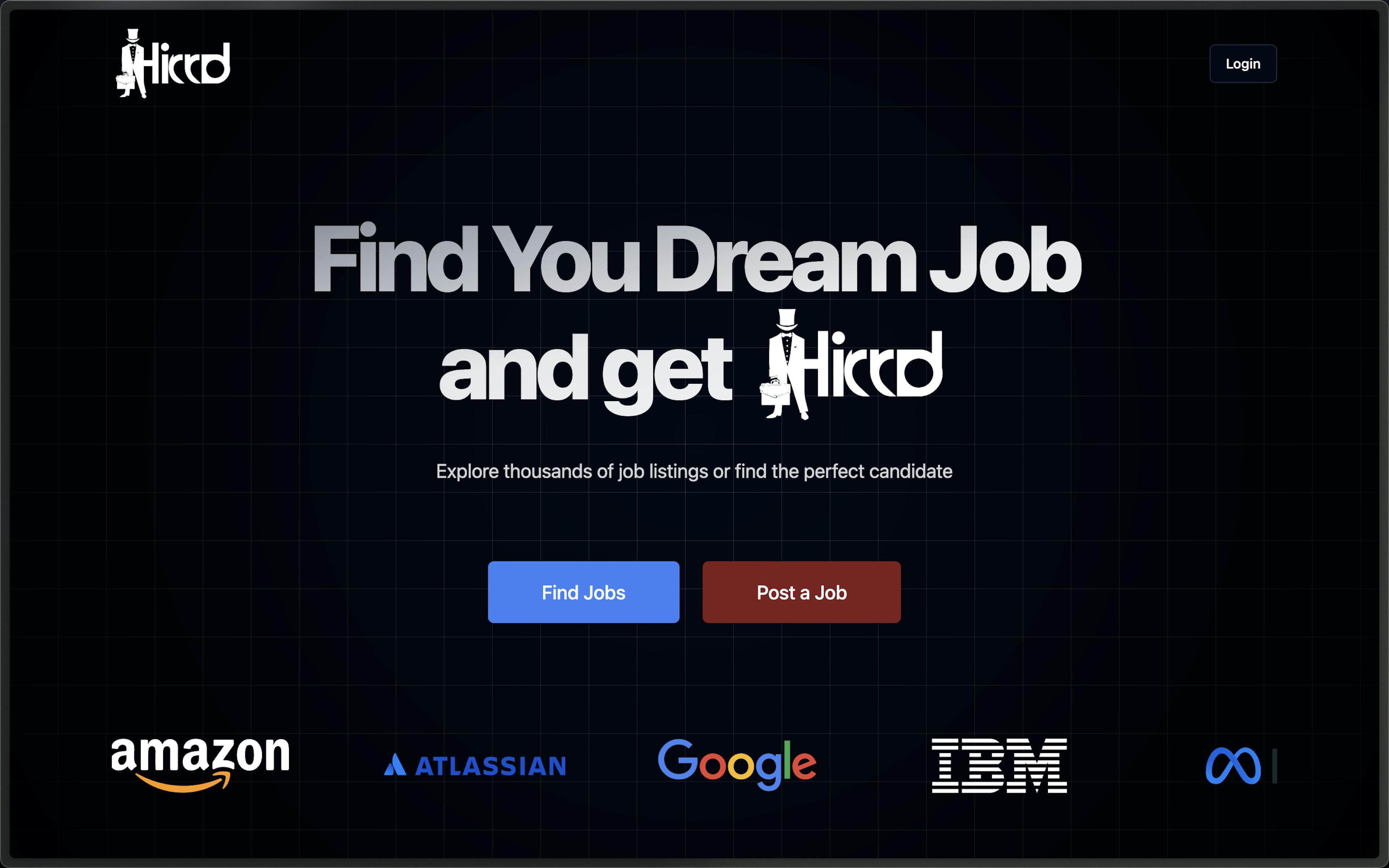 Hirrd Homepage
