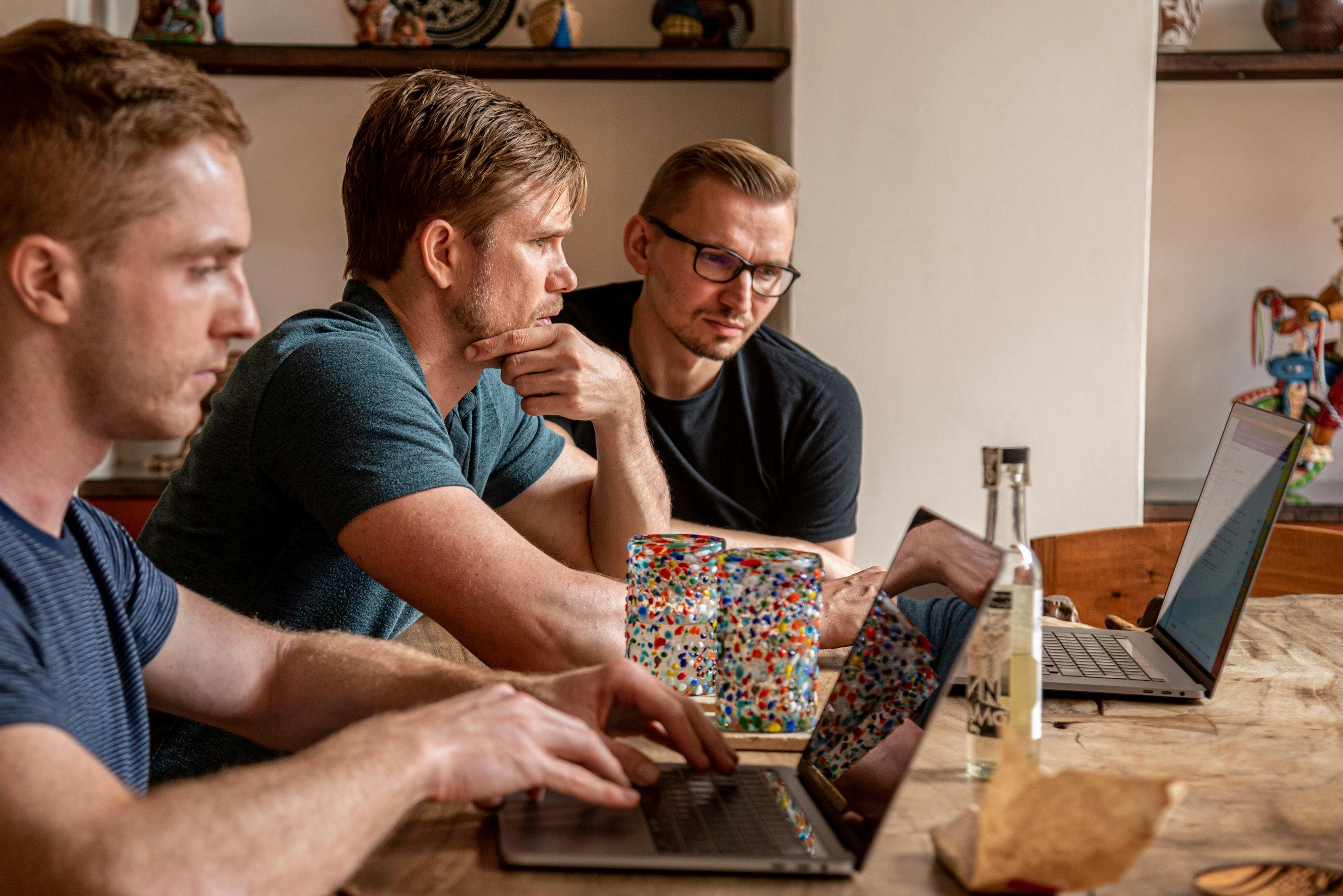 Agile software development team