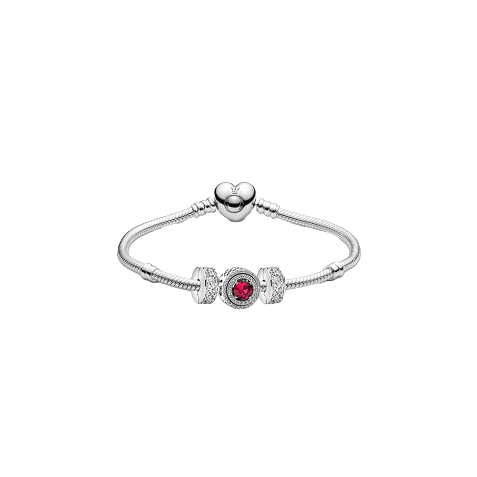 <h6>PANDORA RED SPARKLING BRACELET</h6>