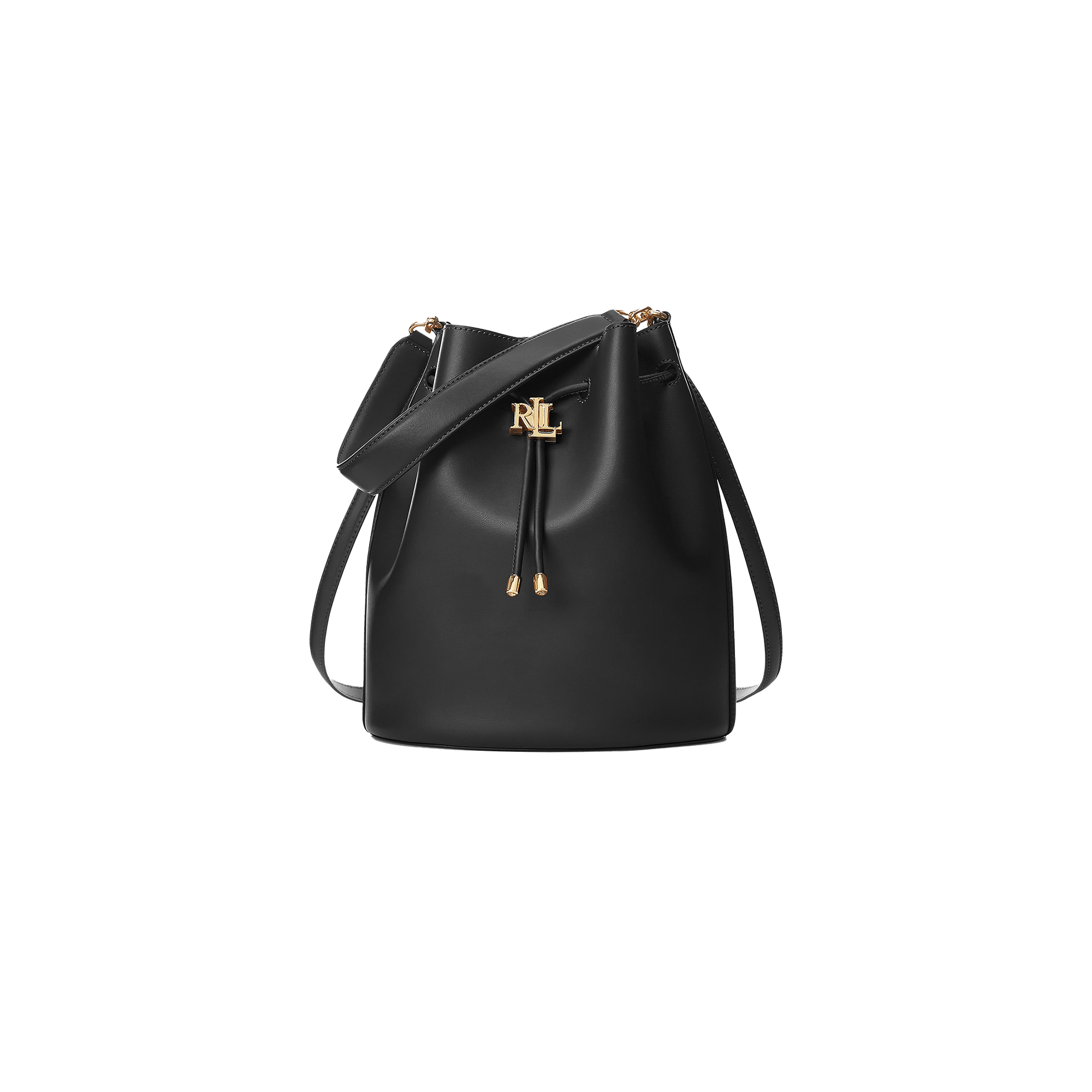 <h6>POLO RALPH LAUREN – ANDIE LEATHER LARGE DRAWSTRING BAG</h6>