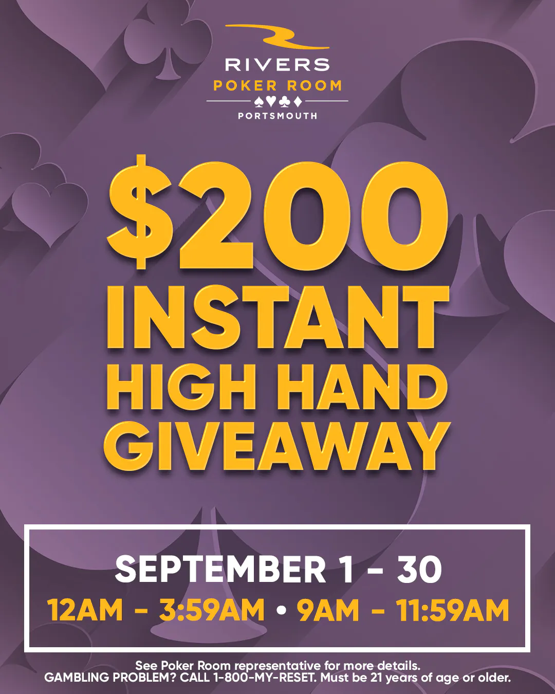 $200 Instant High Hand